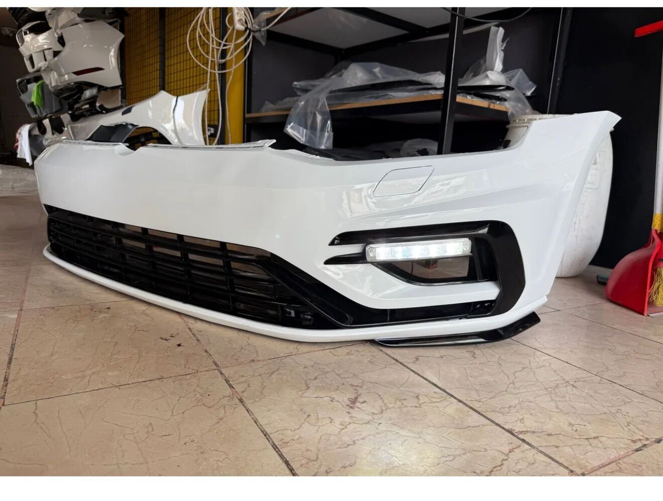 Golf 7.5 R ön tampon uyumlu sis farı takımı