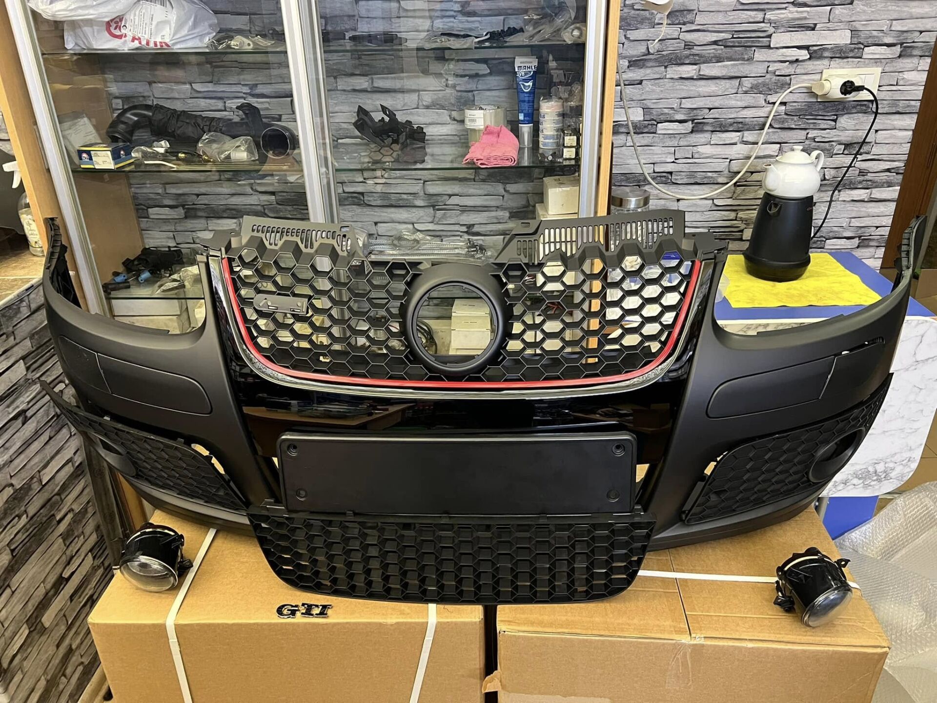Golf 5 gti ön tampon + panjur + sis farı