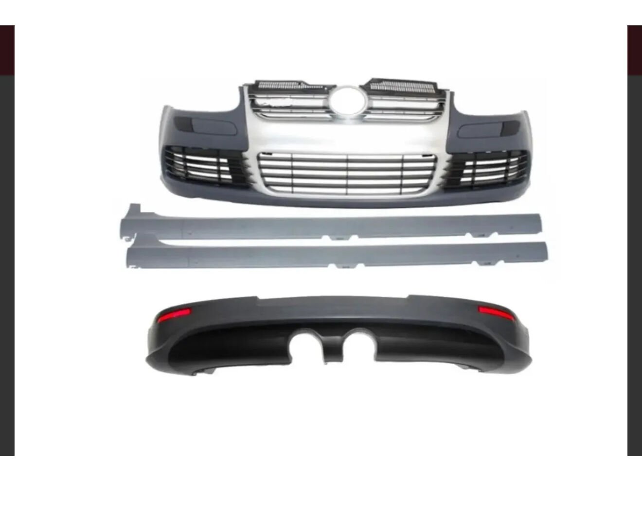 Golf 5 r32 tampon seti / R32 Mn tampon + Marşibyeller + arka tampon eki