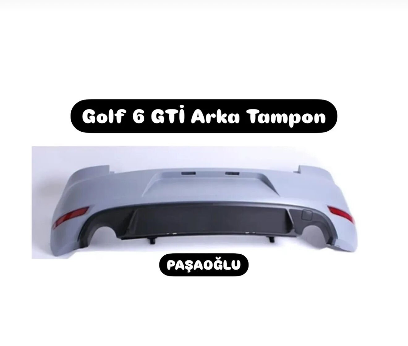 Golf 6 Gti arka tampon golf 6 Gti Difüzör