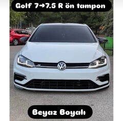 Golf 7 uyumlu 7.5 R ön tampon seti BEYAZ BOYALI