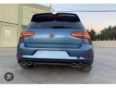 Golf 7.5 uyumlu R difüzör parlak siyah
